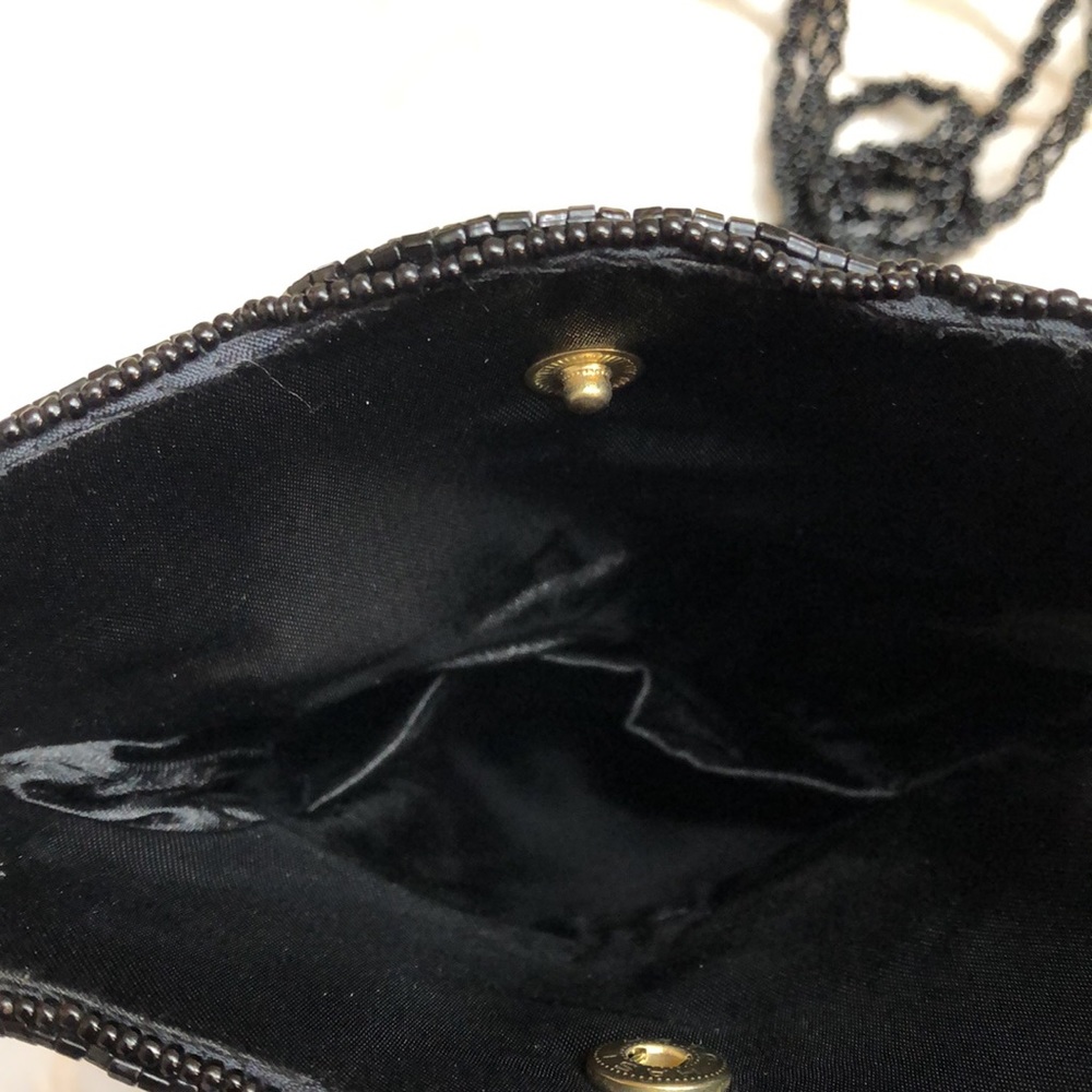 Beaded Owl Crossbody Mini Evening Purse - Picture 7 of 8